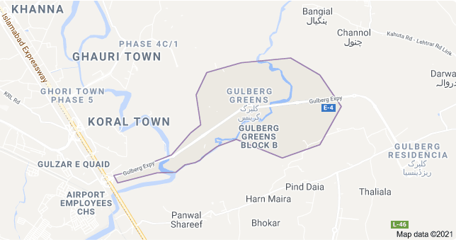 Gulberg Greens Islamabad Location Map Gulberg Greens Islamabad Location Map