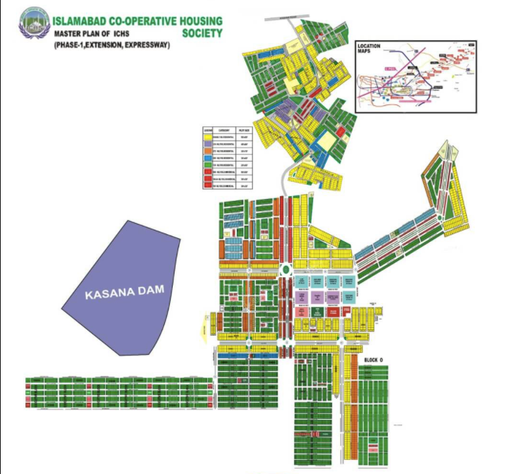 ICHS Town Islamabad Location Map ICHS Town Islamabad Location Map