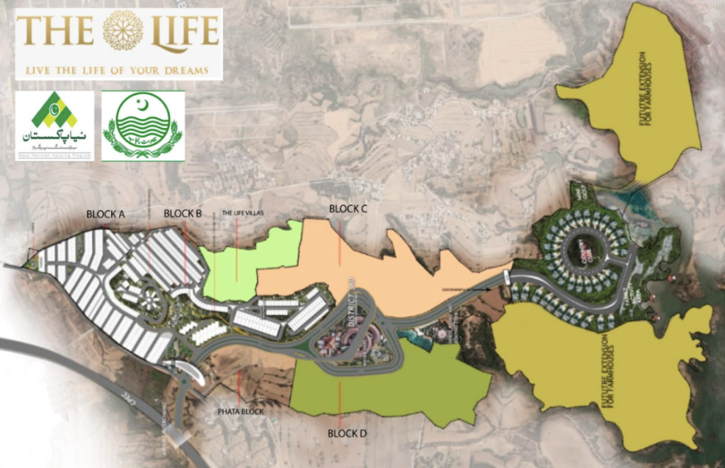 Life Residencia Islamabad location map Life Residencia Islamabad location map