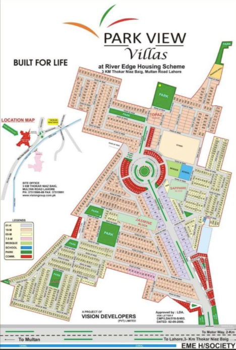Park View City Islamabad Location Map Park View City Islamabad Location Map