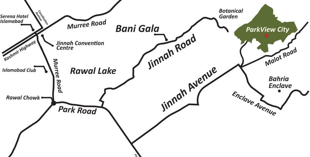 Park View City Islamabad Location Map Park View City Islamabad Location Map